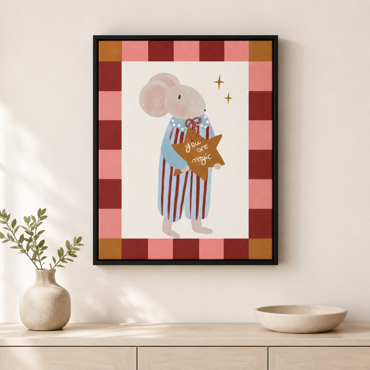 You Are Magic Mouse Canvas Wall Art Aura Canvas