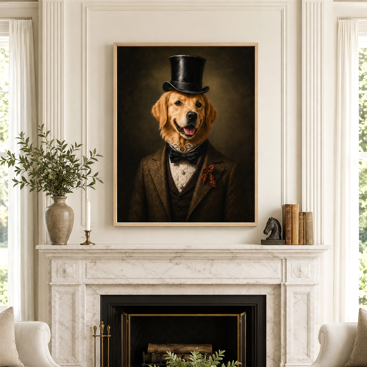 Custom Princess Pet Portrait Canvas (Copy) Aura Canvas