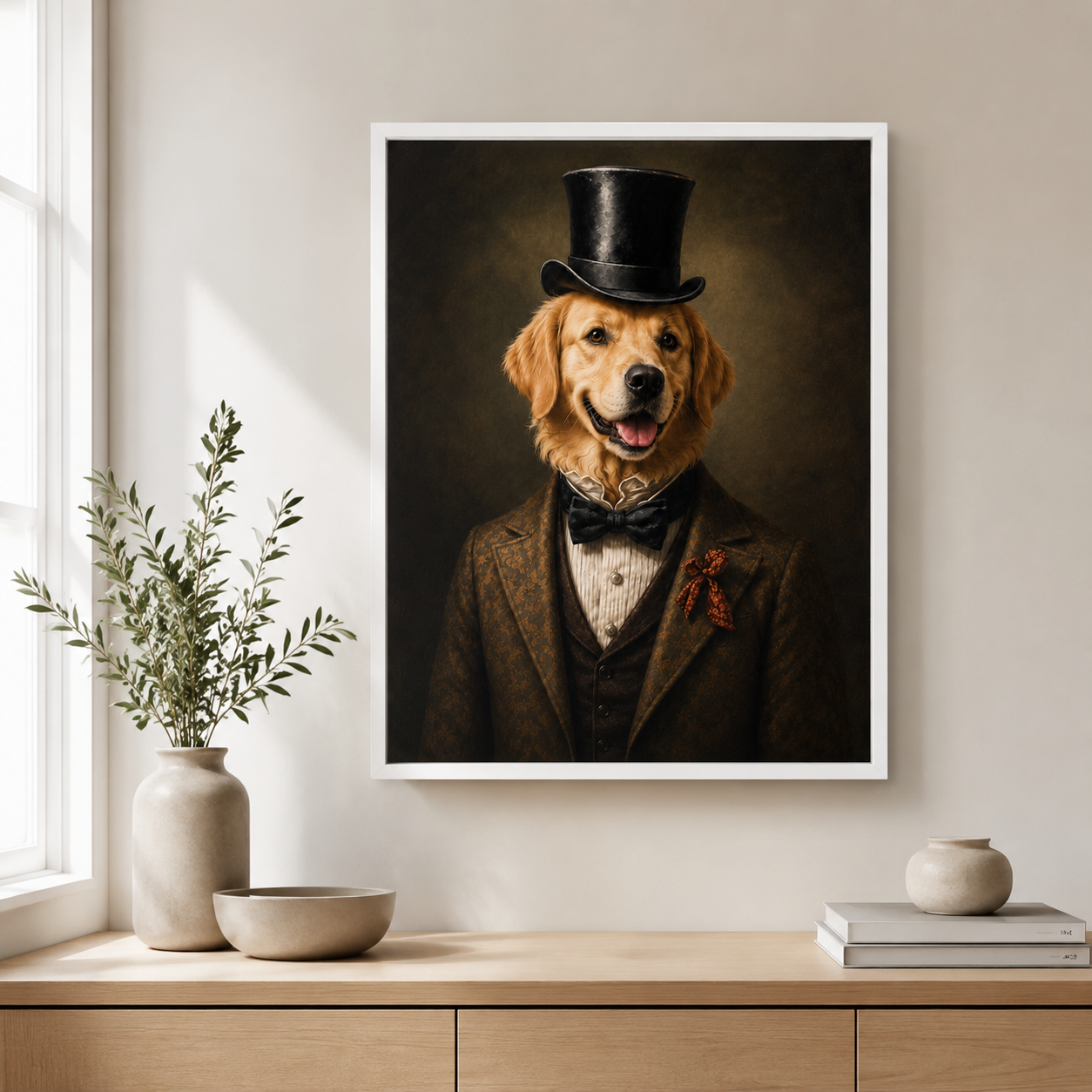 Custom Princess Pet Portrait Canvas (Copy) Aura Canvas
