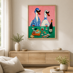 Funny Duck Wine Canvas Wall Art Aura Canvas