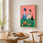 Funny Duck Wine Canvas Wall Art Aura Canvas