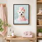 Custom Spa Pet Portrait Canvas Aura Canvas