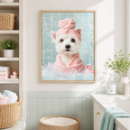 Custom Spa Pet Portrait Canvas Aura Canvas
