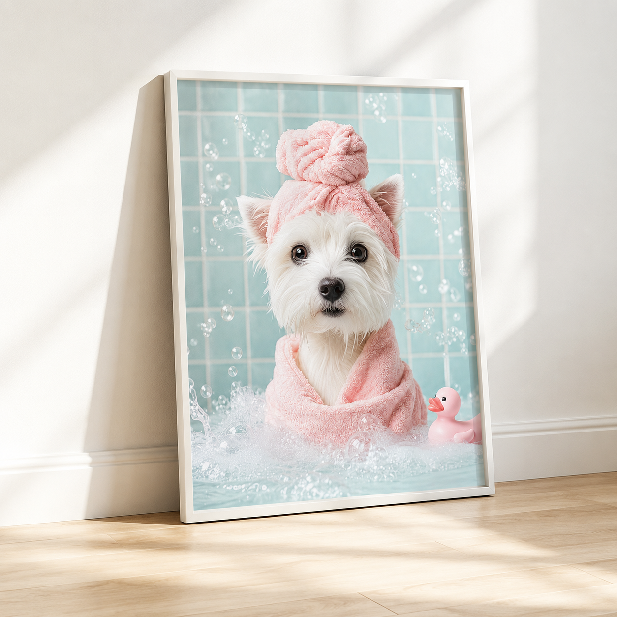 Custom Spa Pet Portrait Canvas Aura Canvas