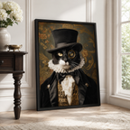 Custom Victorian Pet Portrait Canvas Aura Canvas