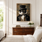 Custom Victorian Pet Portrait Canvas Aura Canvas
