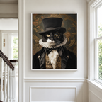 Custom Victorian Pet Portrait Canvas Aura Canvas