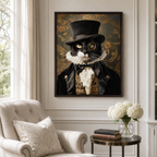 Custom Victorian Pet Portrait Canvas Aura Canvas
