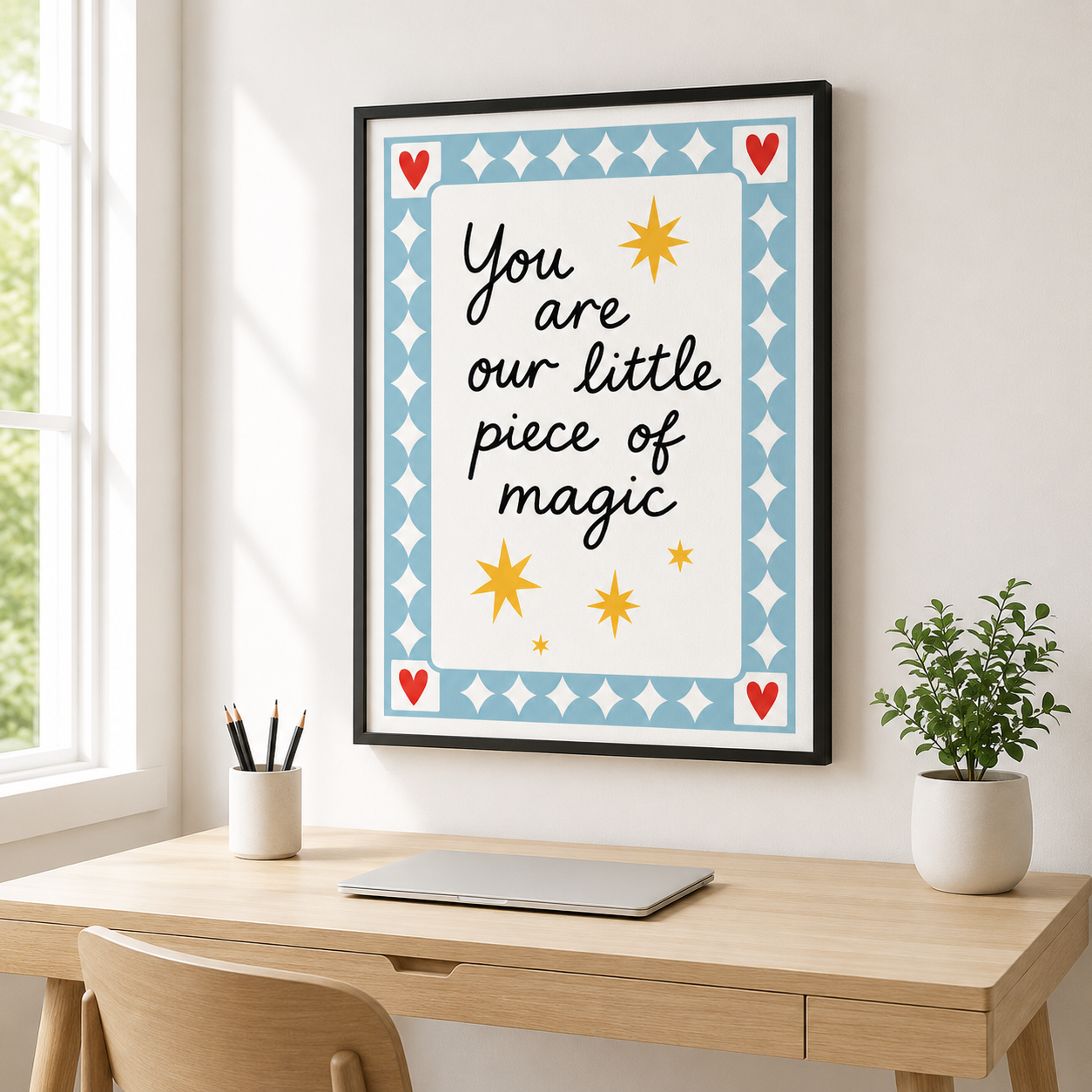 Little Piece of Magic Canvas Wall Art Aura Canvas