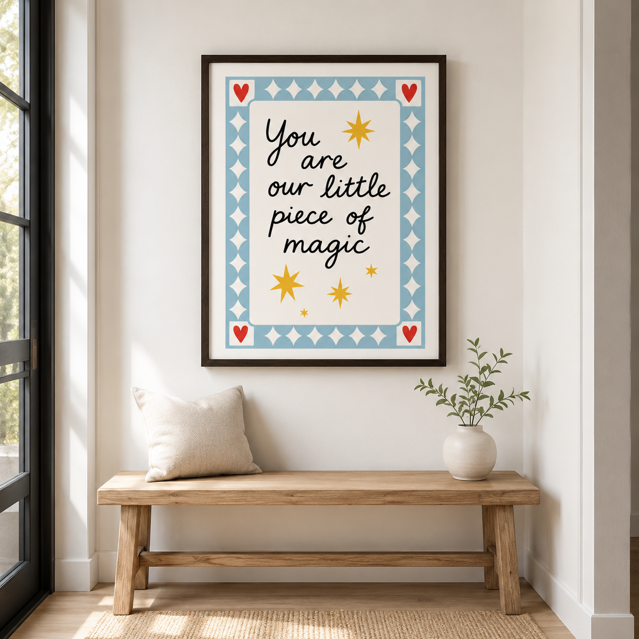 Little Piece of Magic Canvas Wall Art Aura Canvas