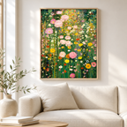 Blooming Garden Canvas Wall Art Aura Canvas