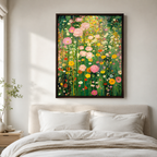 Blooming Garden Canvas Wall Art Aura Canvas
