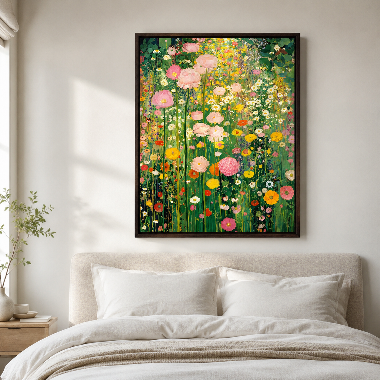 Blooming Garden Canvas Wall Art Aura Canvas