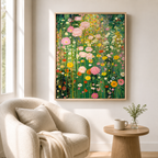 Blooming Garden Canvas Wall Art Aura Canvas