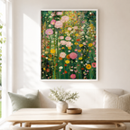 Blooming Garden Canvas Wall Art Aura Canvas