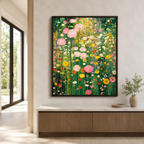 Blooming Garden Canvas Wall Art Aura Canvas