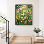 Blooming Garden Canvas Wall Art Aura Canvas