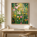 Blooming Garden Canvas Wall Art Aura Canvas