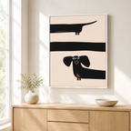 Long Dog Canvas Wall Art Aura Canvas