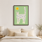 Star Cat Canvas Wall Art Aura Canvas