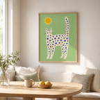 Star Cat Canvas Wall Art Aura Canvas