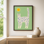 Star Cat Canvas Wall Art Aura Canvas