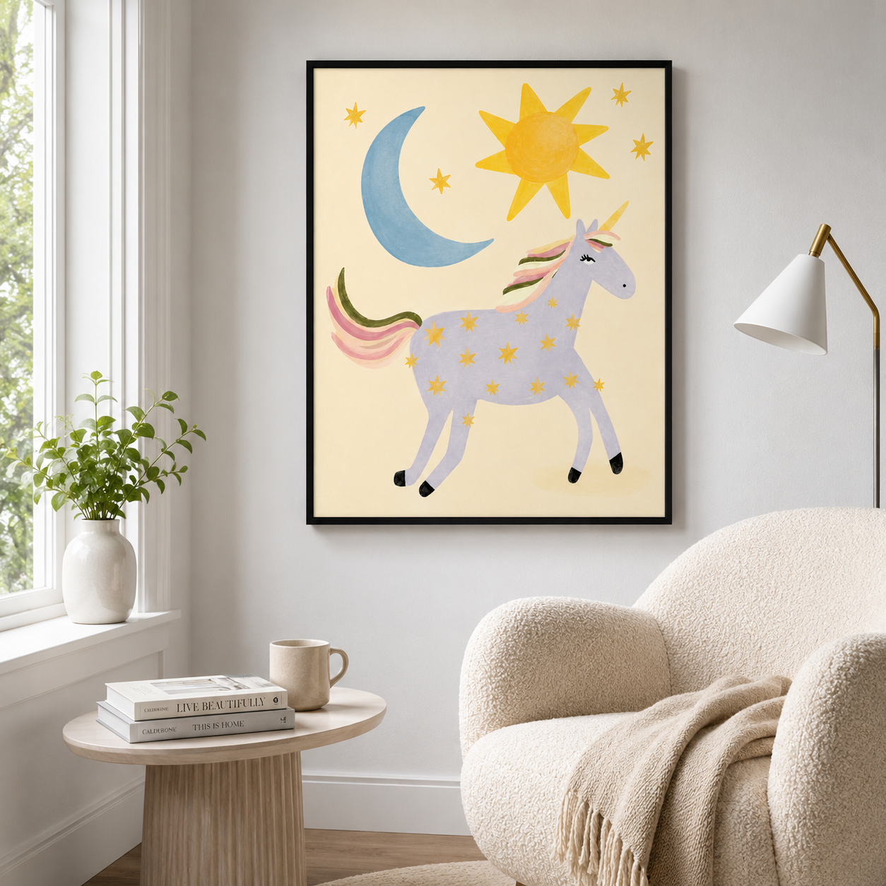 Magical Unicorn Canvas Wall Art Aura Canvas