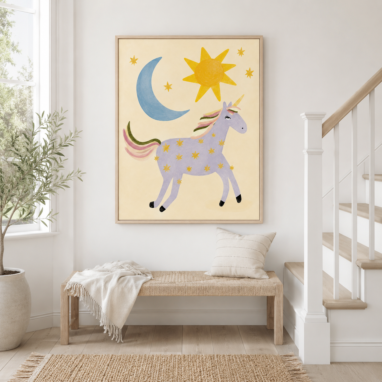 Magical Unicorn Canvas Wall Art Aura Canvas