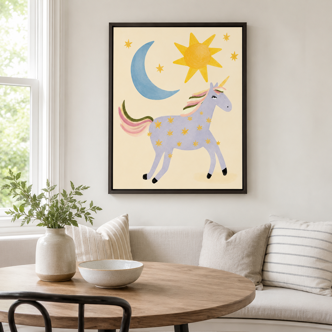 Magical Unicorn Canvas Wall Art Aura Canvas