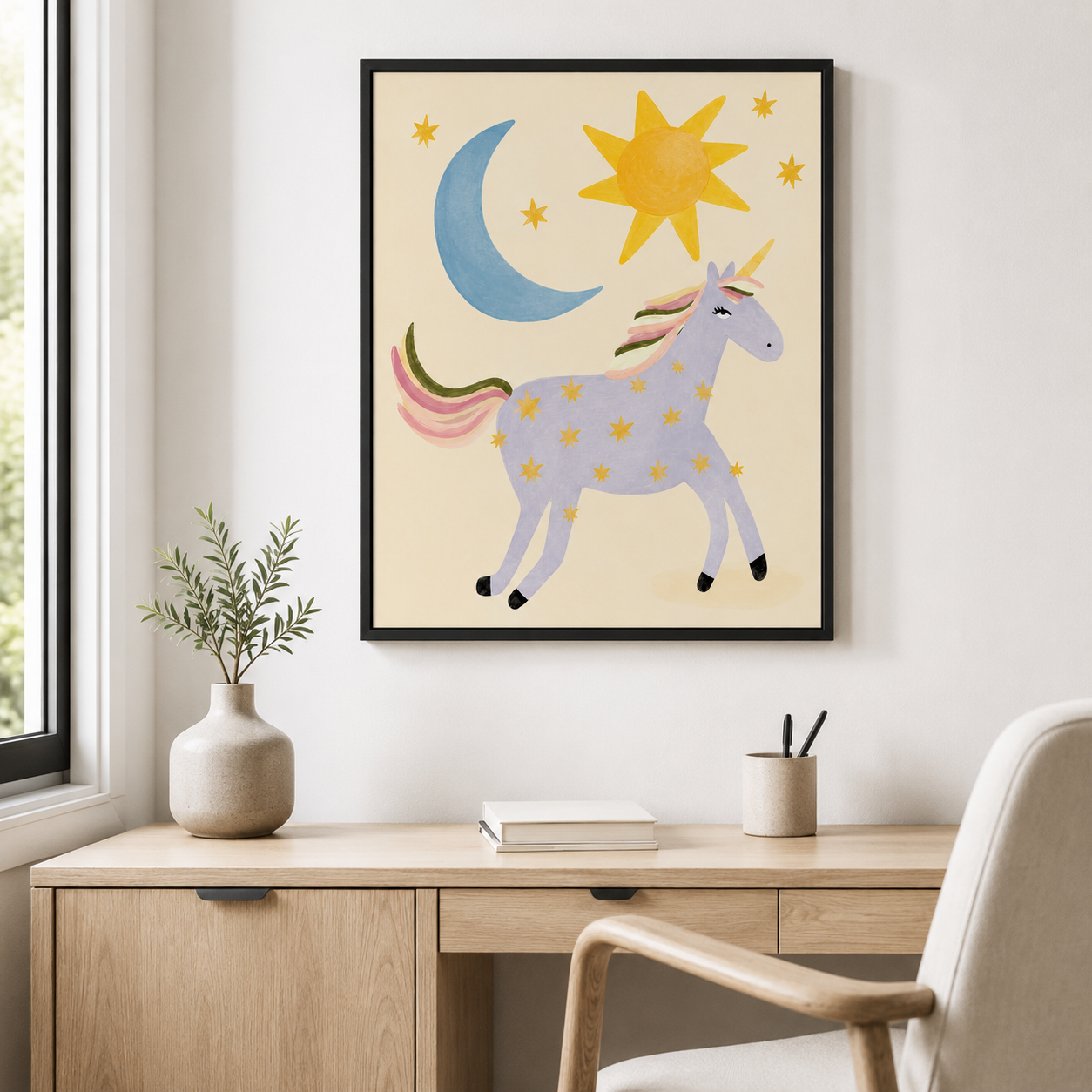 Magical Unicorn Canvas Wall Art Aura Canvas