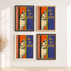 Are You Pooping Cat Canvas Wall Art Aura Canvas