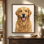 Custom Pet Portrait Canvas Wall Art Aura Canvas