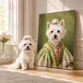Custom Duchess Pet Portrait Canvas Aura Canvas