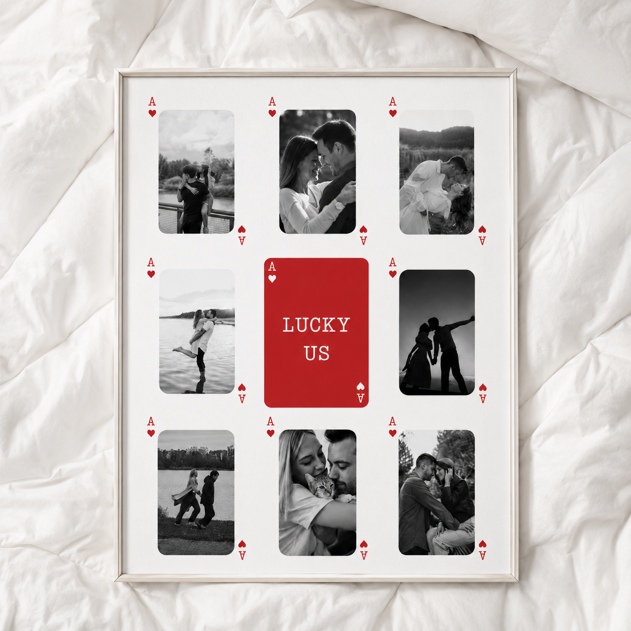 Lucky Us Custom Photo Canvas Aura Canvas