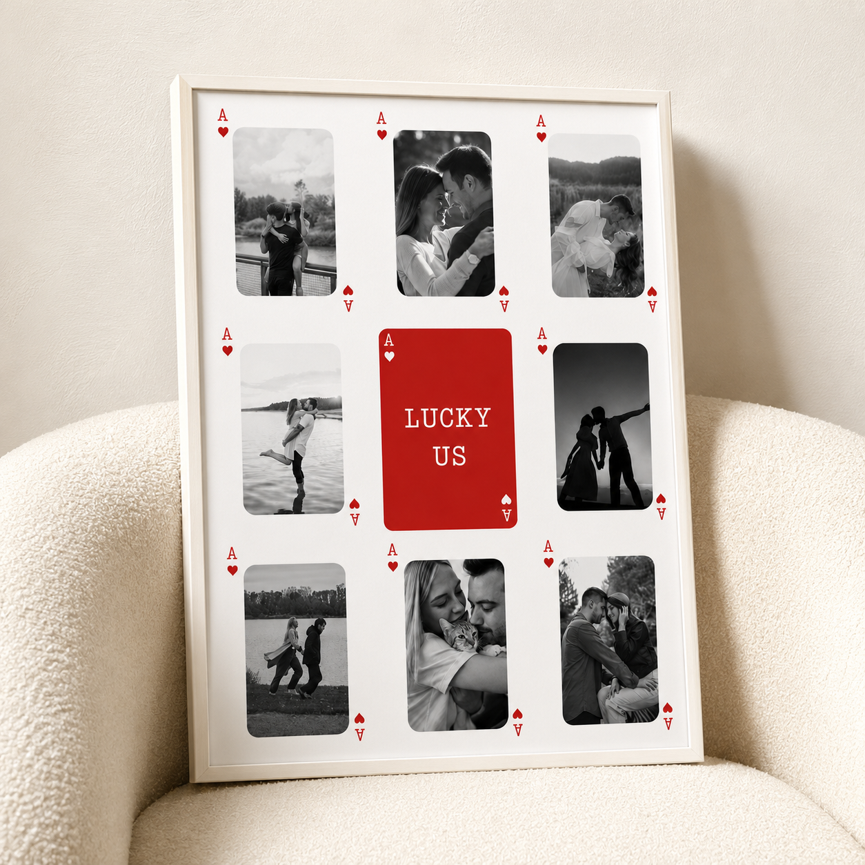 Lucky Us Custom Photo Canvas Aura Canvas