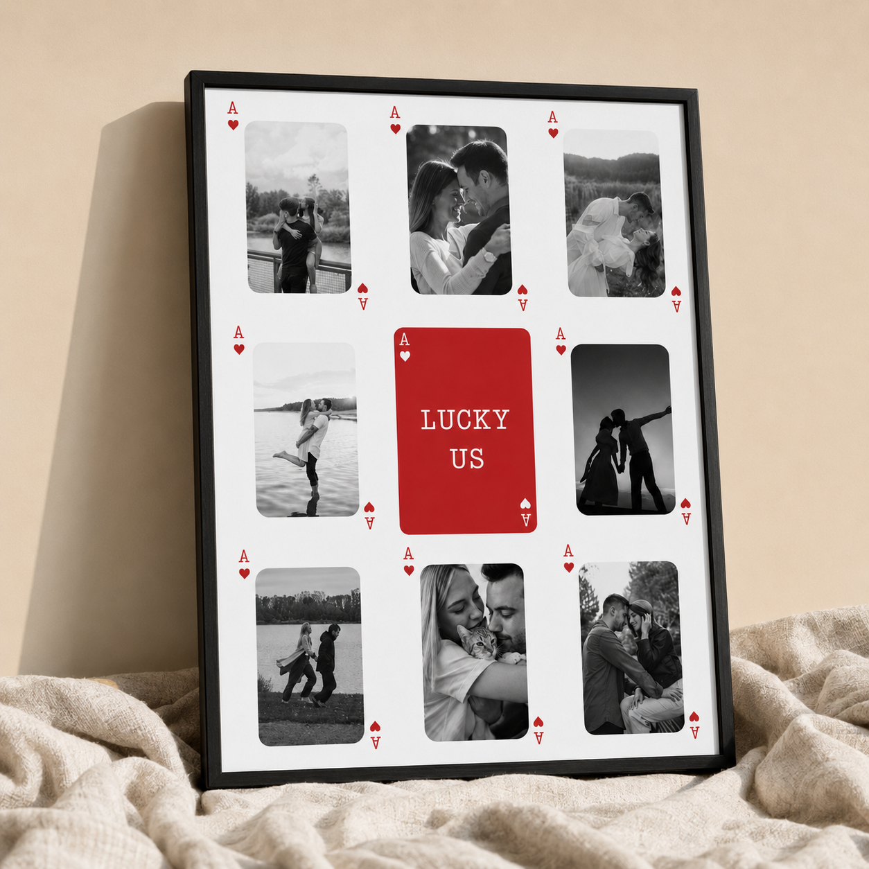 Lucky Us Custom Photo Canvas Aura Canvas