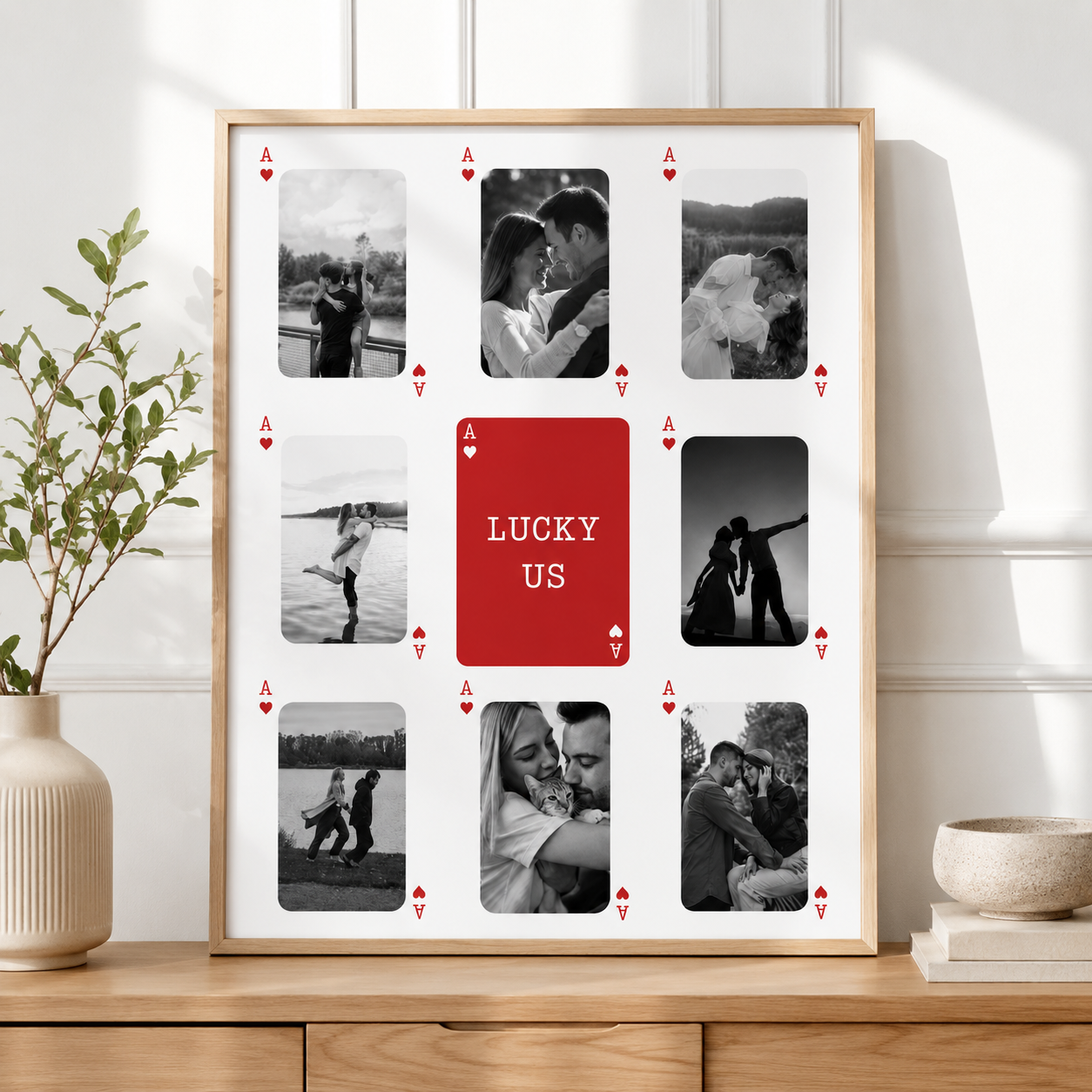 Lucky Us Custom Photo Canvas Aura Canvas