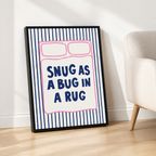 Snug As A Bug Canvas Wall Art Aura Canvas