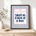 Snug As A Bug Canvas Wall Art Aura Canvas