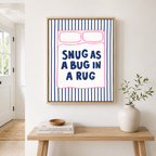 Snug As A Bug Canvas Wall Art Aura Canvas