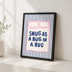 Snug As A Bug Canvas Wall Art Aura Canvas