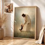 Custom Pet Memorial Canvas Aura Canvas