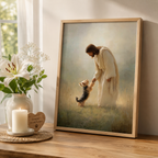 Custom Pet Memorial Canvas Aura Canvas