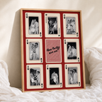 Custom Couple Playing Card Canvas Aura Canvas