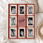 Custom Couple Playing Card Canvas Aura Canvas
