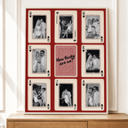 Custom Couple Playing Card Canvas Aura Canvas