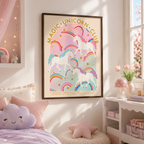 Magic Unicorn Club Canvas Wall Art Aura Canvas