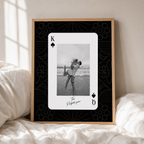 Personalized Playing Card Photo Canvas Aura Canvas