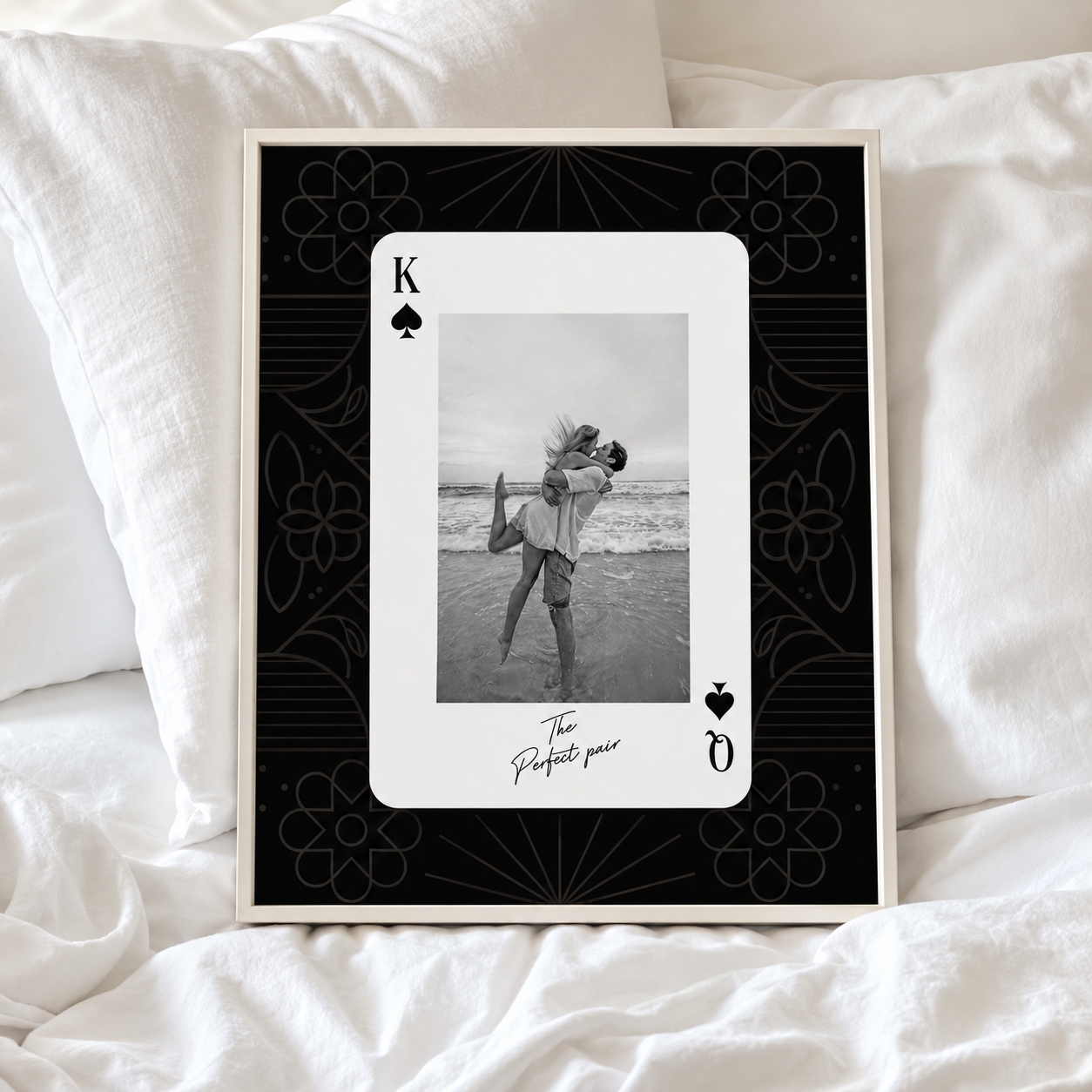 Personalized Playing Card Photo Canvas Aura Canvas