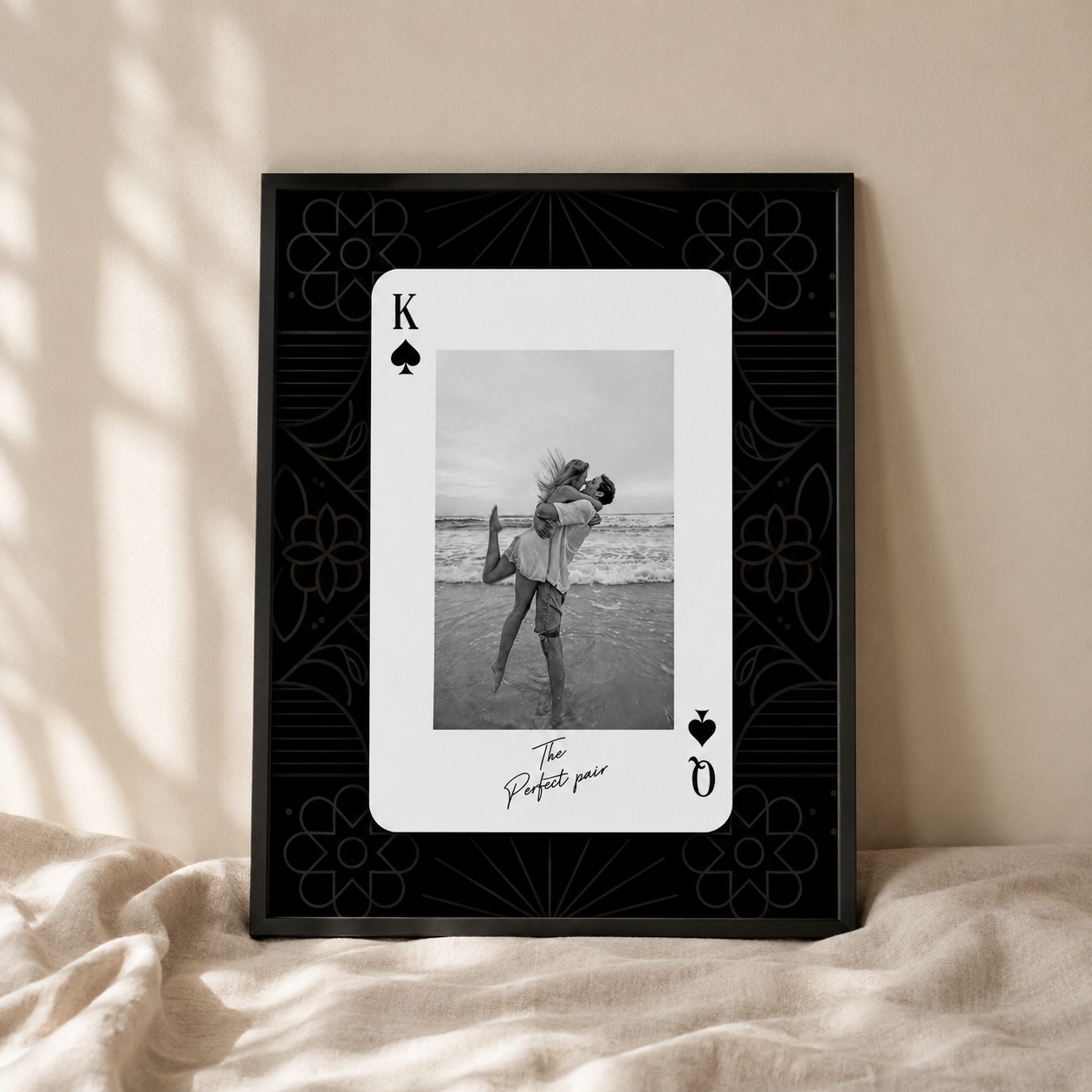 Personalized Playing Card Photo Canvas Aura Canvas